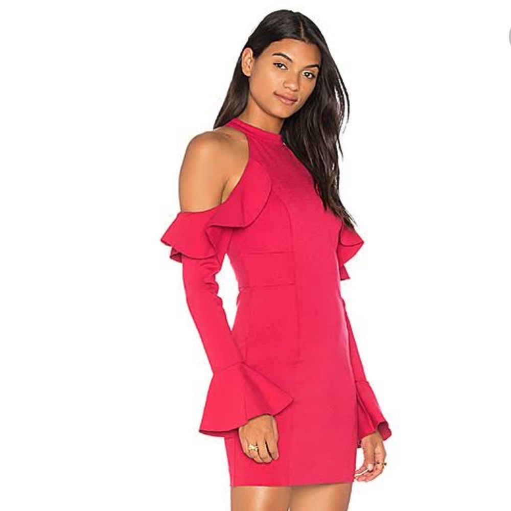 Free People raspberry mini dress, size small